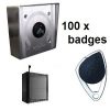 VIGIK INTRATONE set with 100 BADGES
