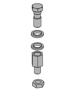 Groupe raccord déblocage hydraulique FAAC S800H (Réf - 63002605)